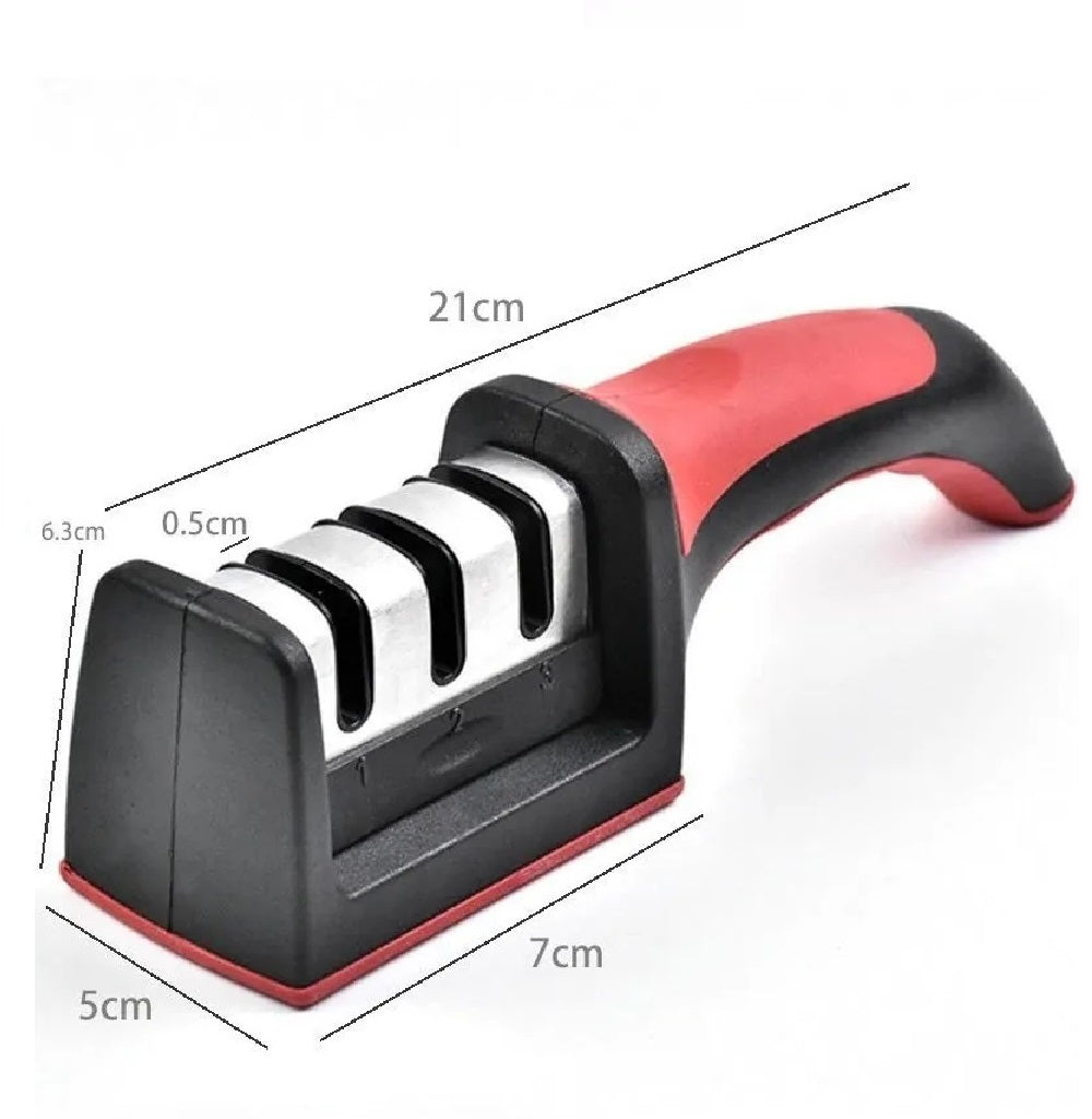 Afilador De Cuchillos Ergonómico Acero
